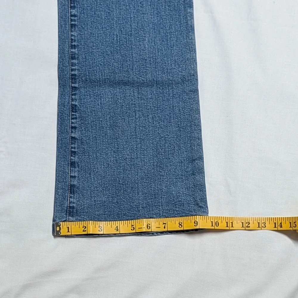 Lauren Ralph Lauren Jeans Co Blue Bootcut Flap Pocket Denim Pants Womens 10
